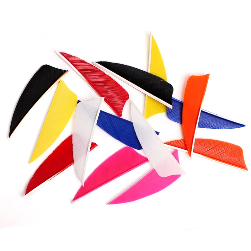 Archery 2 5 Inches Turkey Feather Arrow Fletching Vans DIY Real