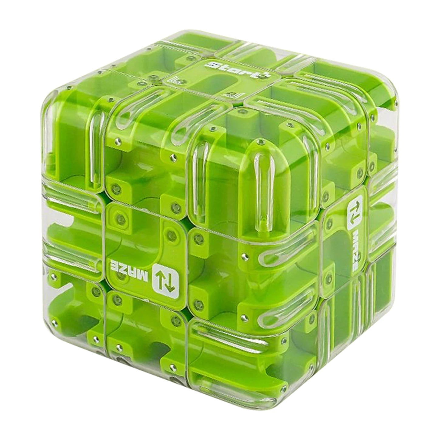 3D Maze Cube Puzzle with Rolling Ball – Brain Teaser Toy