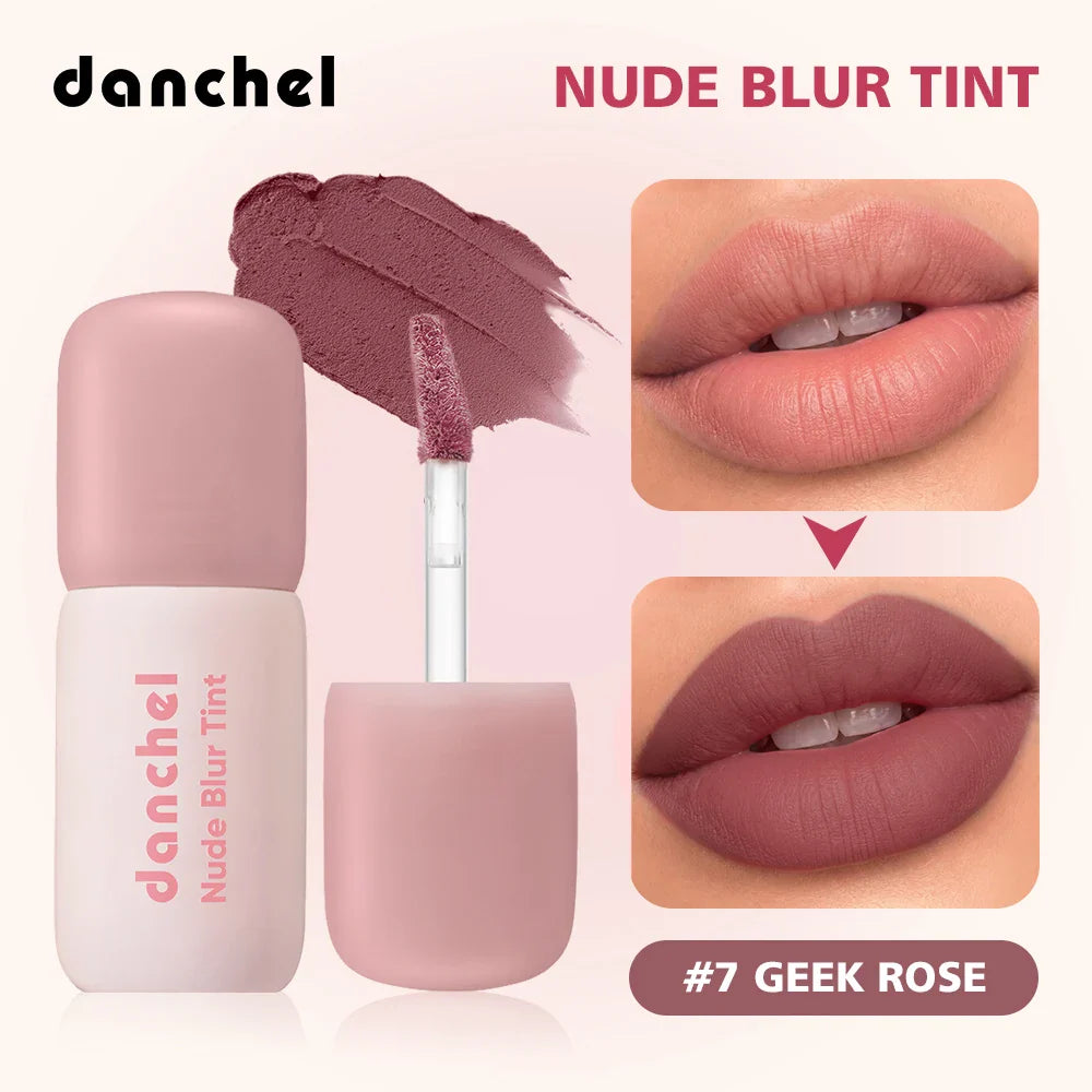 Danchel Nude Blur Tint – 2-in-1 Matte Lip & Cheek Blush