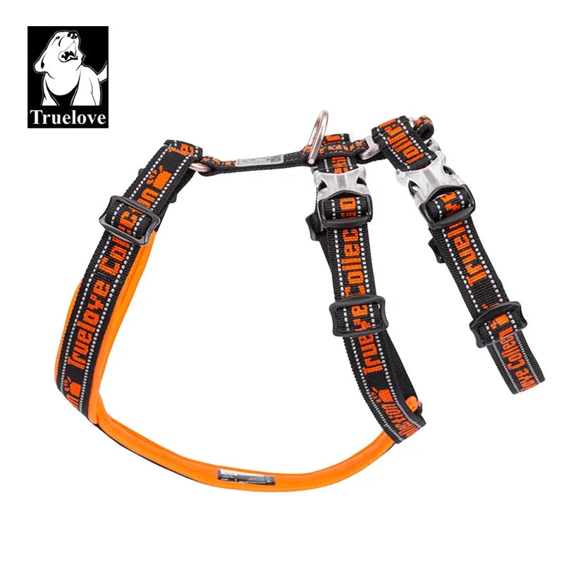 Truelove Double H Harness Neoprene Padding Durable Strong Reflective Gow in the Dark Aluminum Alloy Fitting Light Weight TLH6571 Peaceful Pleasures Health and Wellness