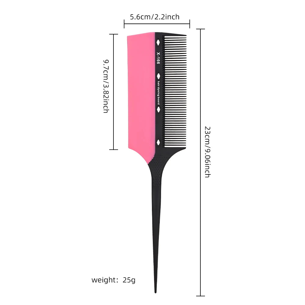 Salon Quality Hair Dye Brush Comb Fine-Tooth Applicator Tip-Tail Sectioning Tool for Home Highlight Dyeing Peaceful Pleasures Health and Wellness