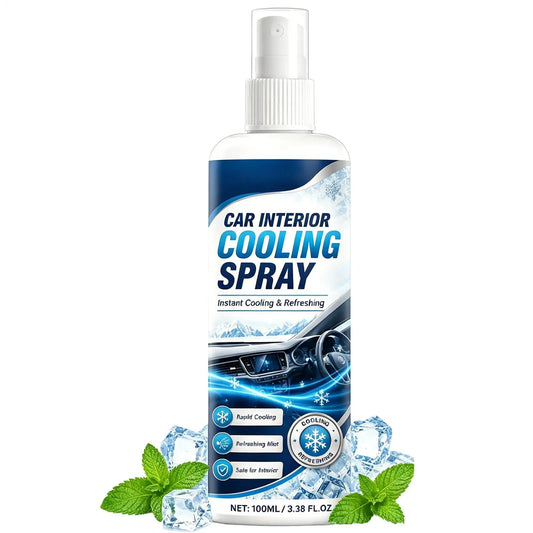 100ml Car Interior Cooling Spray Fast-Acting Freeze Spray Cools Leather Seats Dashboard Steering Wheel, Odor Eliminator Peaceful Pleasures Health and Wellness