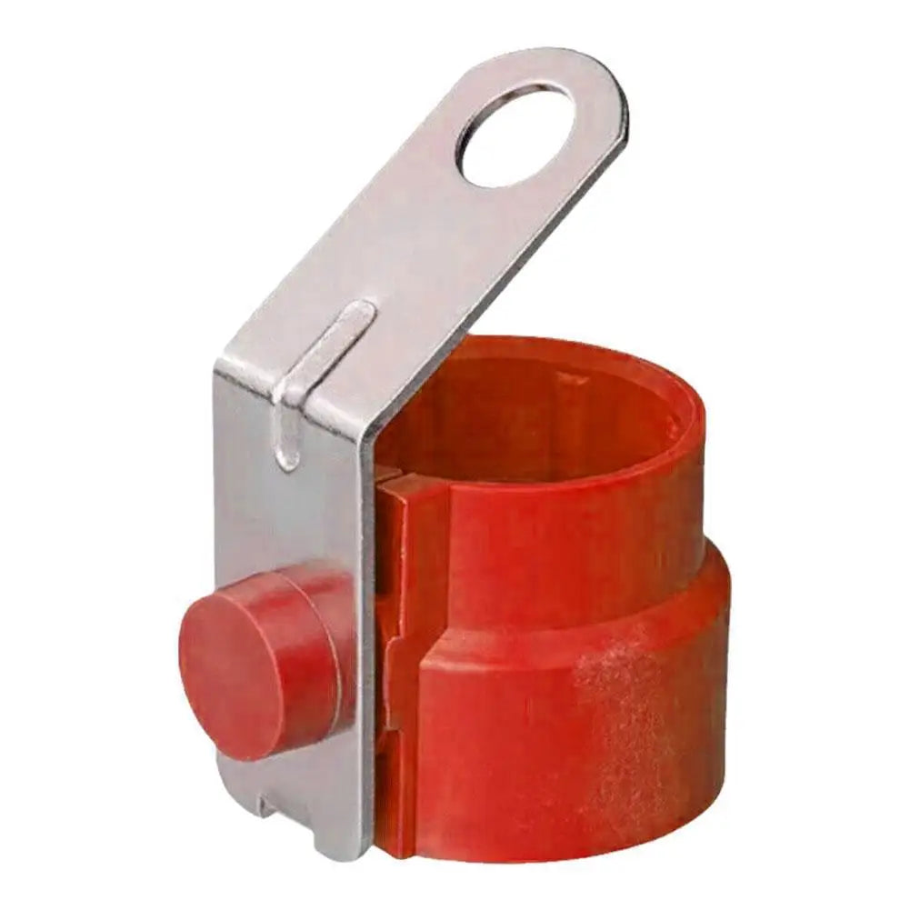 Round Parking Cover Trailer Plug Holder ABS Accessory Bracket Fixed Trailer Connector For 7 /13 Pin Trailer Plugs Peaceful Pleasures Health and Wellness Red