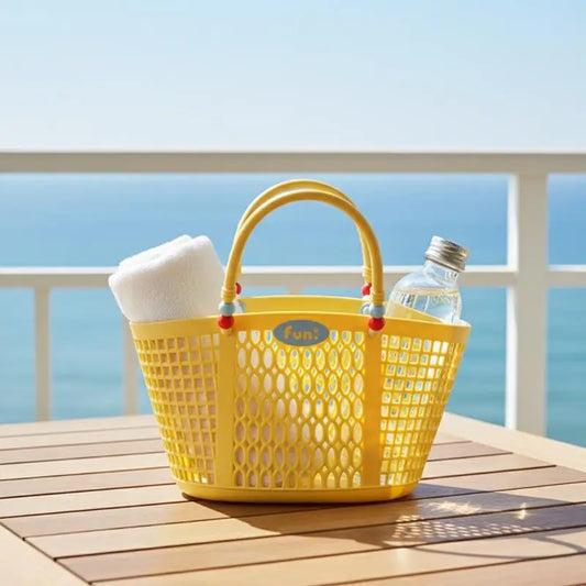 Bohemian Waterproof Drain Basket | Bath & Travel Organizer Storage Basket Oasis Select