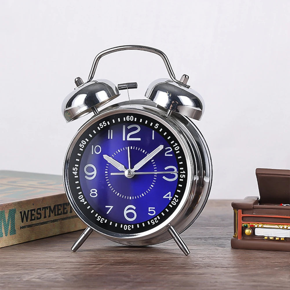 Twin-Bell Vintage Alarm Clock | Loud, Compact & Retro Vintage Alarm Clock Peaceful Pleasures Health and Wellness