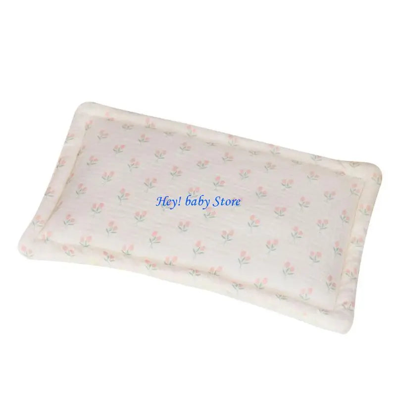 Newborn Baby Pillow – Soft Breathable 100% Cotton Head Support