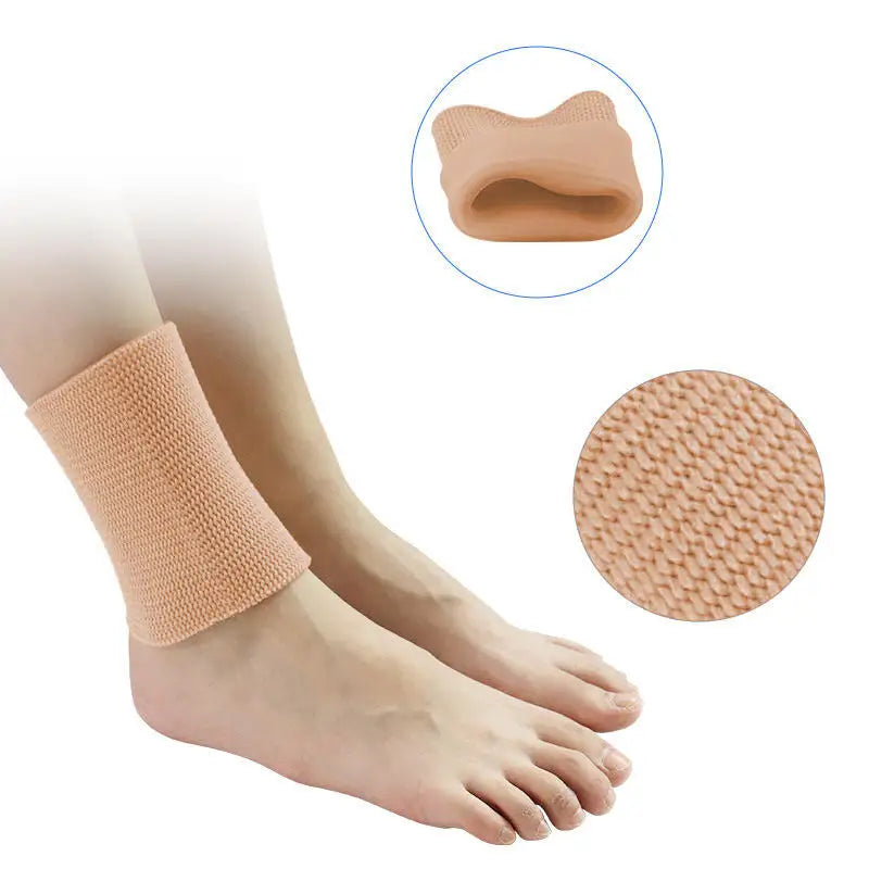 1pc Elastic Ankle Protector Compression Skating Sports Protector Figure Skating Silicone Men And Women's Ankle Protector Peaceful Pleasures Health and Wellness