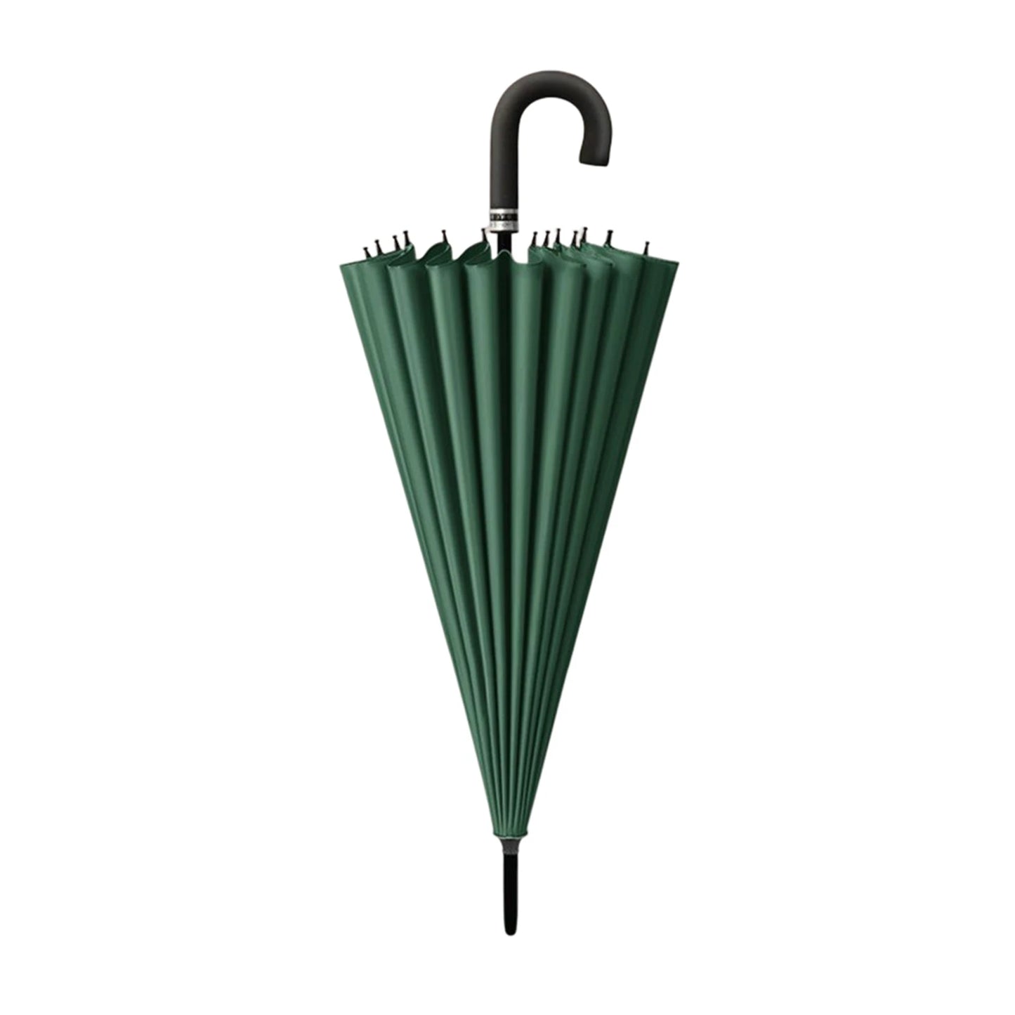 Blooming In Water Umbrellas Fresh-Style 24 Bone J Handle Large Umbrella Golfs UV Protection Rain-Umbrellas For All Season Peaceful Pleasures Health and Wellness Atrovirens