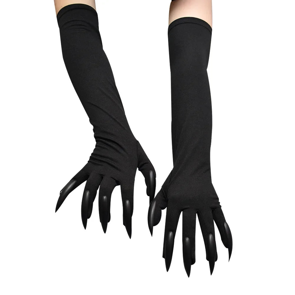 Halloween Witch Gloves Long Claws | Horror Cosplay Costume