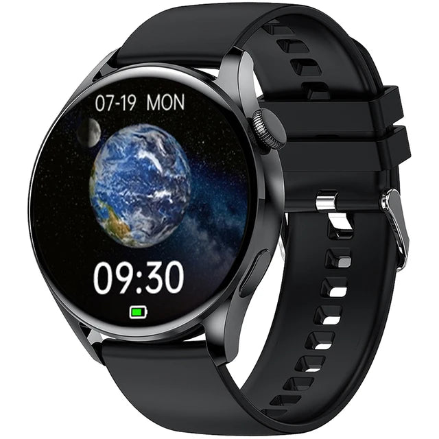 2024 New SmartWatch for Men Women Watches Amoled Bluetooth Call Sport IP67 Waterproof Heart Rate Sleep Smart Watch Pk Watch3 Pro Peaceful Pleasures Health and Wellness Black