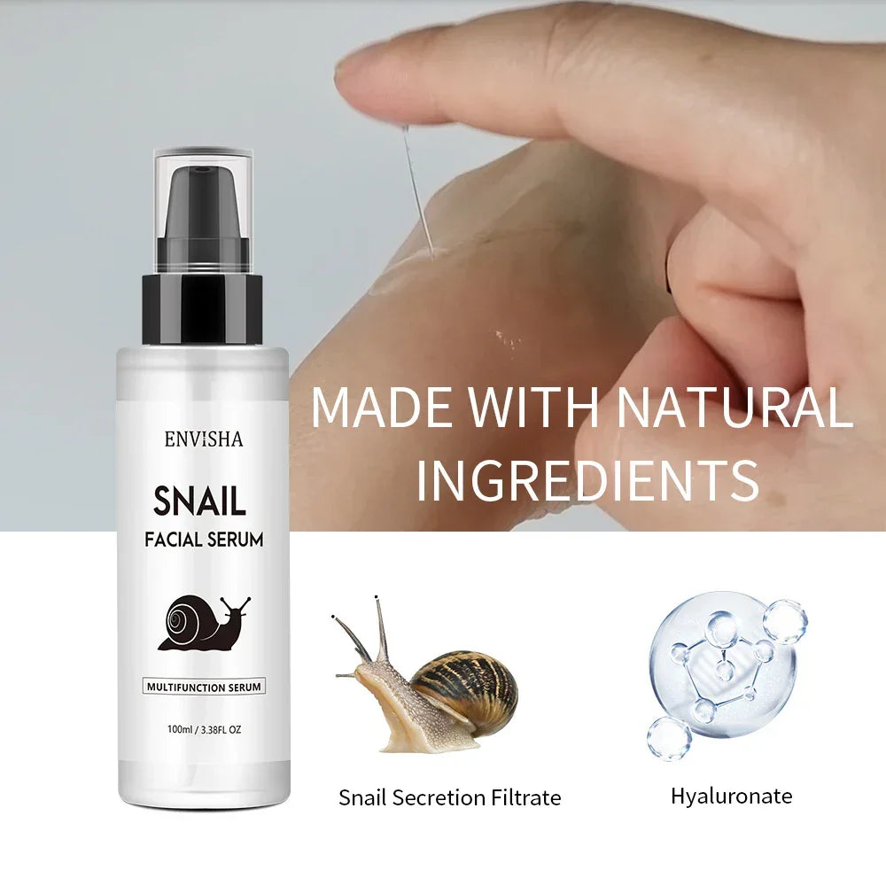 ENVISHA Snail Collagen Face Serum – Anti-Aging, Firming & Brightening Peaceful Pleasures Health and Wellness