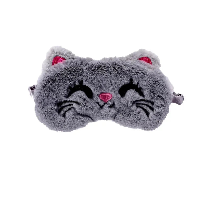 Plush Koala Rabbit Sleep Mask – Soft Cotton Eye Cover