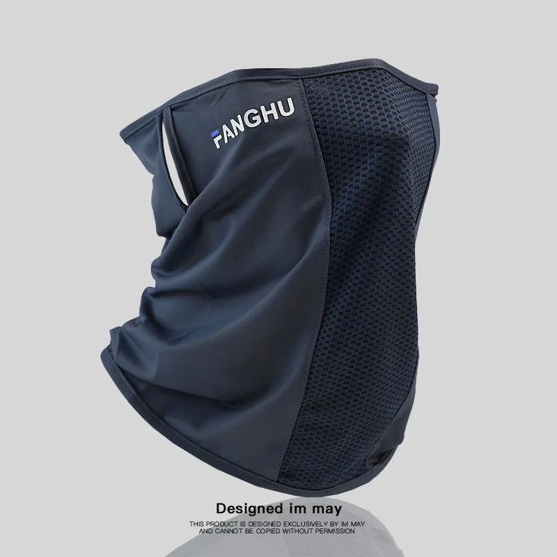 Sun Protection Breathable Mask for Outdoor Sports Peaceful Pleasures Health and Wellness dark blue