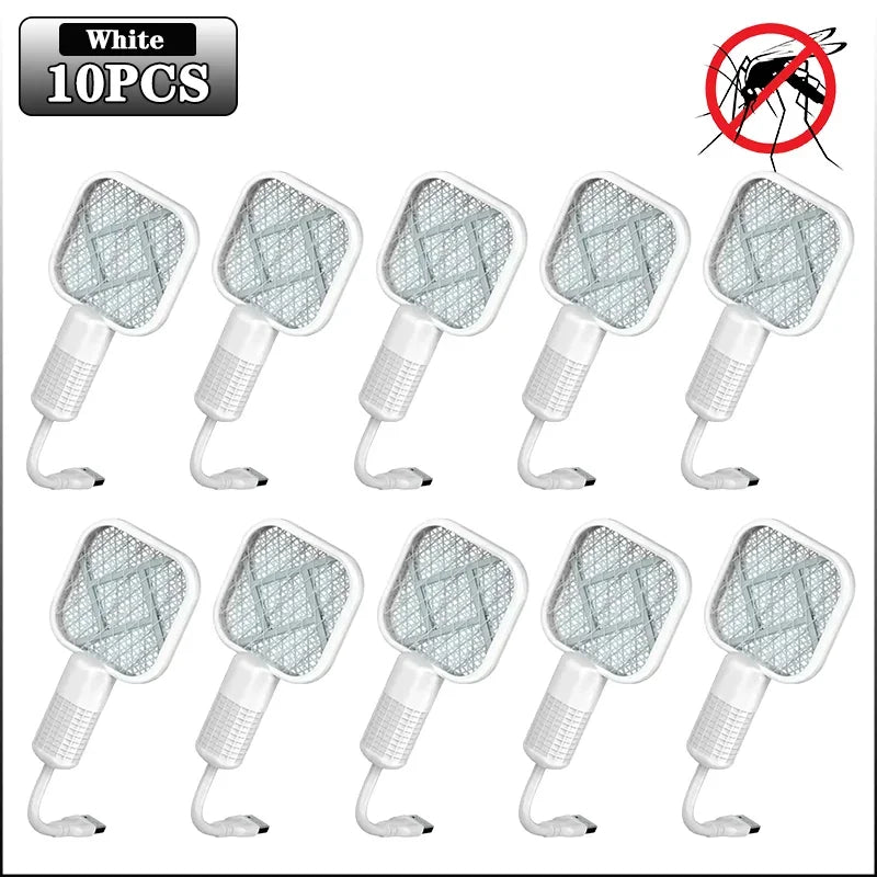 Rechargeable Electric Bug Zapper Racket | UV Mosquito Swatter