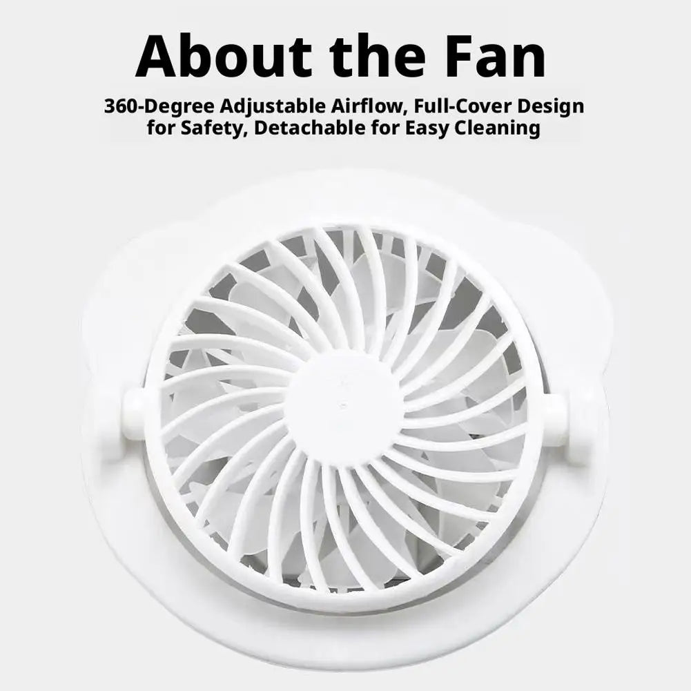 Solar Fan Hat – UV Protection Mesh Cap | Outdoor Cooling