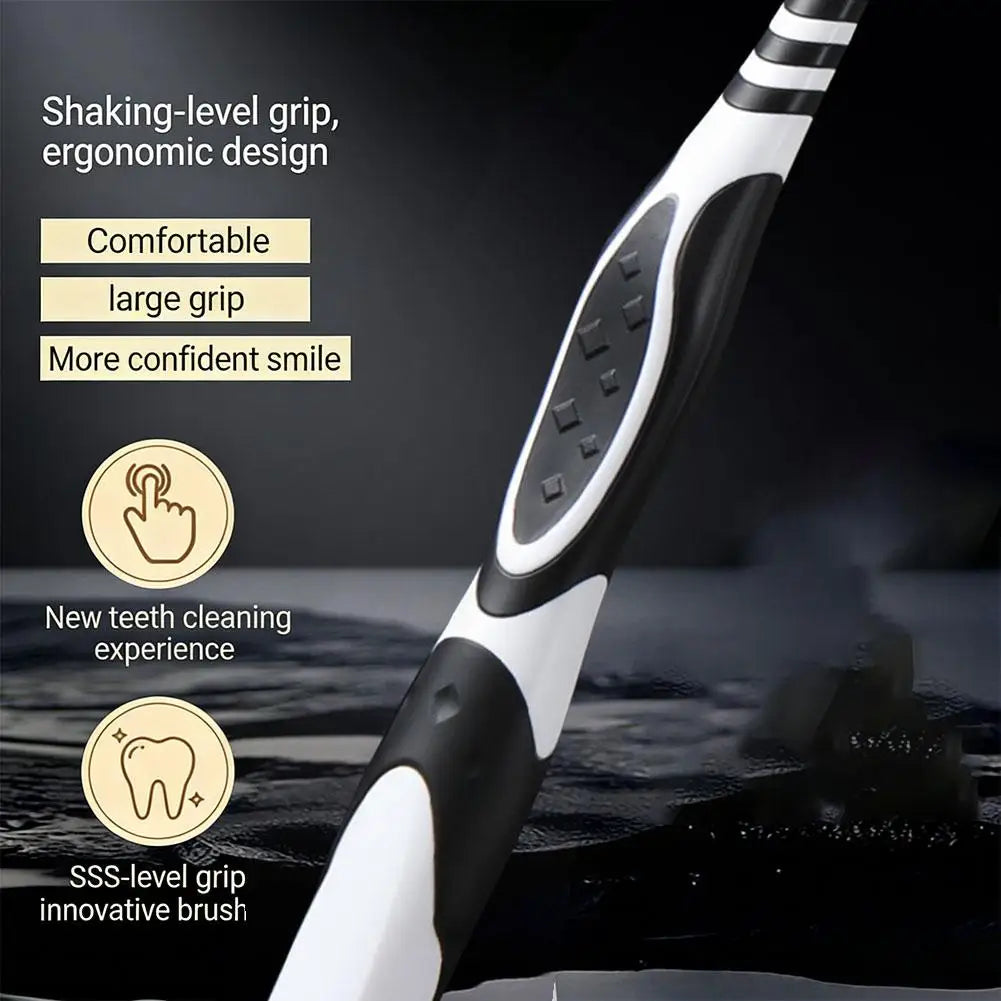 2/4Pcs Manual Toothbrush Set for Adults Deep Clean Soft Bristle Toothbrush with Ergonomic Handle for Daily Oral Care Peaceful Pleasures Health and Wellness