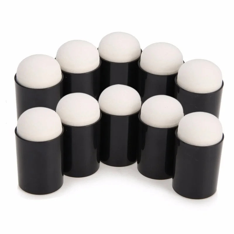 Finger Sponge Case Daubers Foam Apply Painting Ink Stamping Crayon