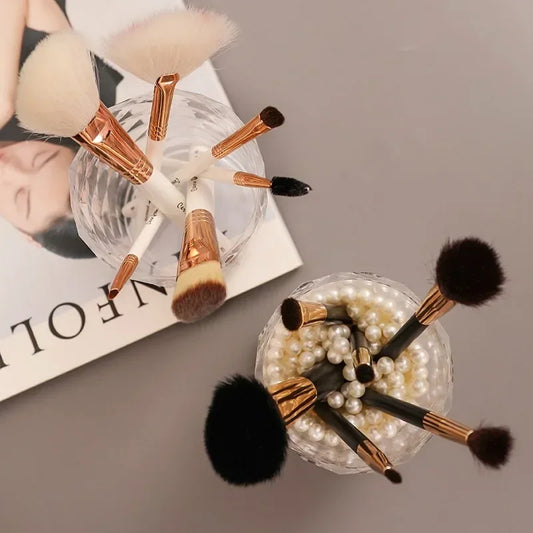 Acrylic Makeup Brush Holder & Desktop Cosmetic Storage Box Makeup Brush Holder Peaceful Pleasures Health and Wellness