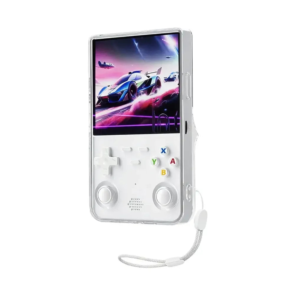 for R36 Ultra Game Console Transparent Protective Case Shockproof Anti-scratch Game Console Skin Cover Shell Game Protector Peaceful Pleasures Health and Wellness for R36 Ultra