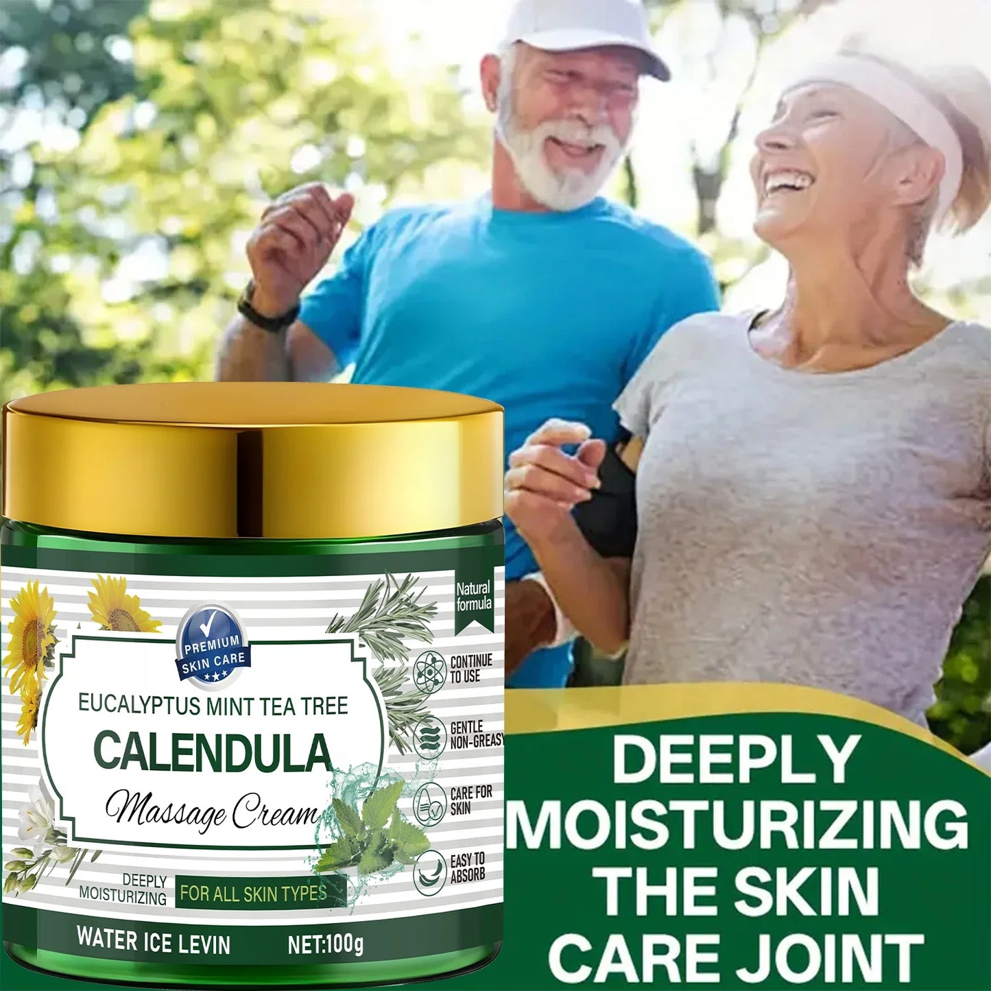 Eucalyptus Mint Tea Tree Massage Cream – Retinol & Niacinamide