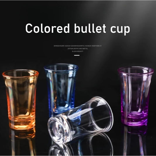10-Pack BPA-Free Plastic Shot Glasses | Rainbow Shatterproof 35ml Plastic Shot Glasses Peaceful Pleasures Health and Wellness