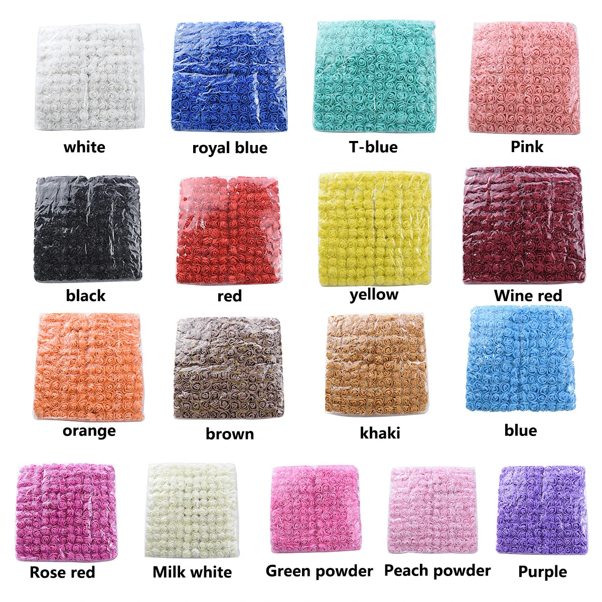 144pcs Artificial Foam Roses – UV Protection Wedding & Home Décor Artificial Flowers Peaceful Pleasures Health and Wellness