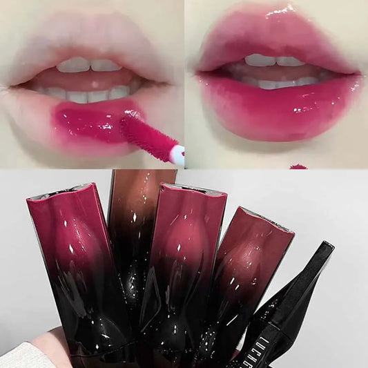 Jelly Lip Gloss Mirror Glaze | Moisturizing Nude & Berry Tint Lip Gloss Peaceful Pleasures Health and Wellness