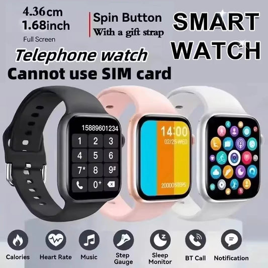 COTAUL i8 Smartwatch 1.73" Bluetooth Call Fitness Tracker Android iOS Smartwatch Fitness Tracker Peaceful Pleasures Health and Wellness