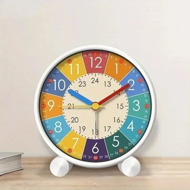 Early Learning Desktop Alarm Clock Children Wake Up Alarm Clock Living Room Bedroom Silent Desktop Clock Desktop Clock Peaceful Pleasures Health and Wellness