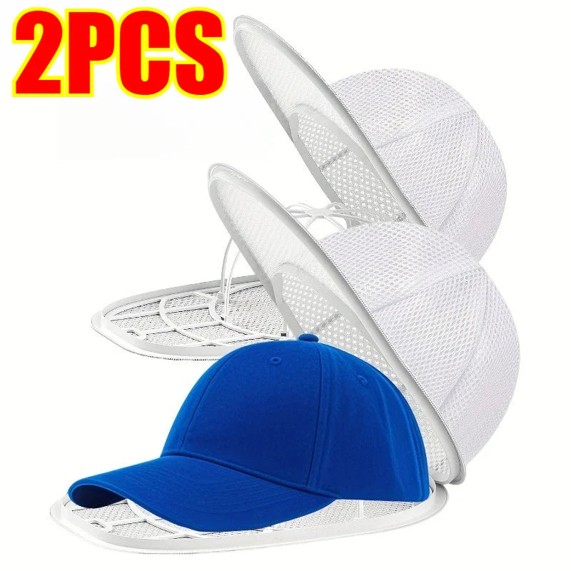 Baseball Cap Washer Cage & Mesh Bag – Shape-Protecting Cleaner