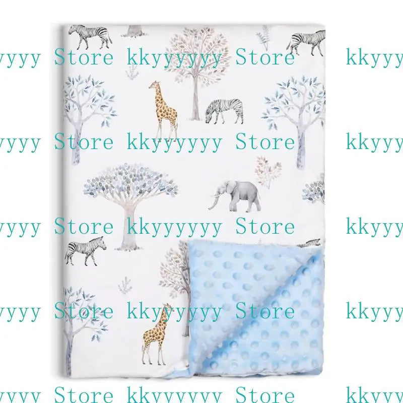 Soft Plush Raised Dot Baby Blanket | Newborn Gift Unisex Baby Receiving Blanket Peaceful Pleasures Health and Wellness 1 China Mainland