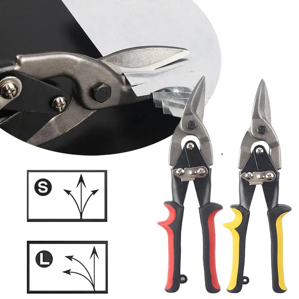 Aviation Tin Snips Heavy Duty Chrome Vanadium Steel Metal Shears