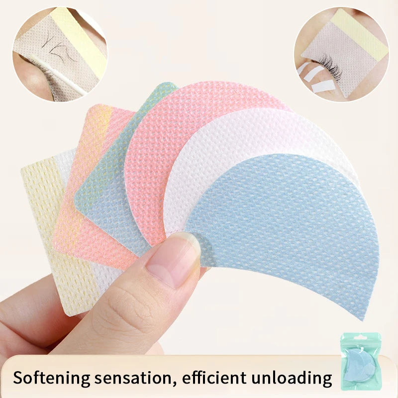40/50Pcs Disposable Cotton Eyelashes Patch Sticker For Removing False Lash Eye Pads Patch Eyelash Extension Pad Women Makeup Peaceful Pleasures Health and Wellness