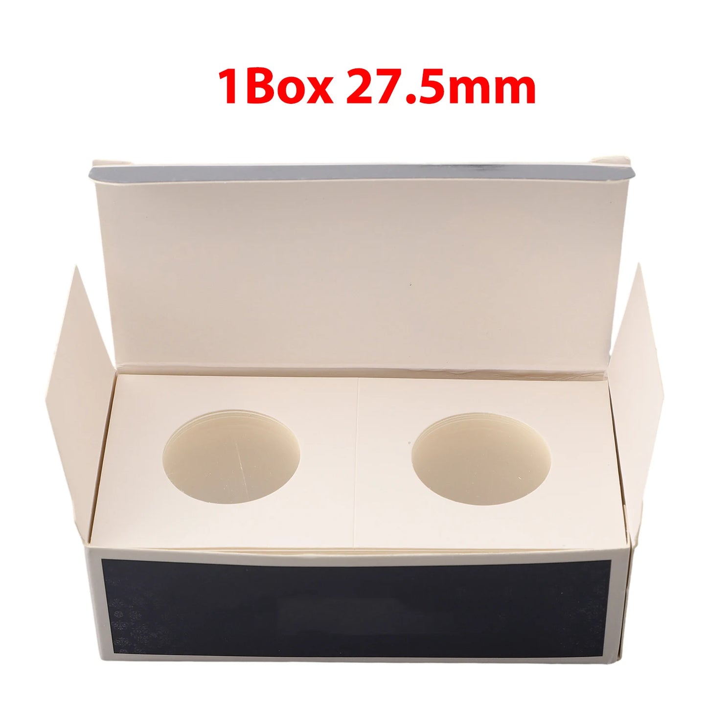 Coin Holders Stamp Holder Storage Box Case Square Cardboard Household