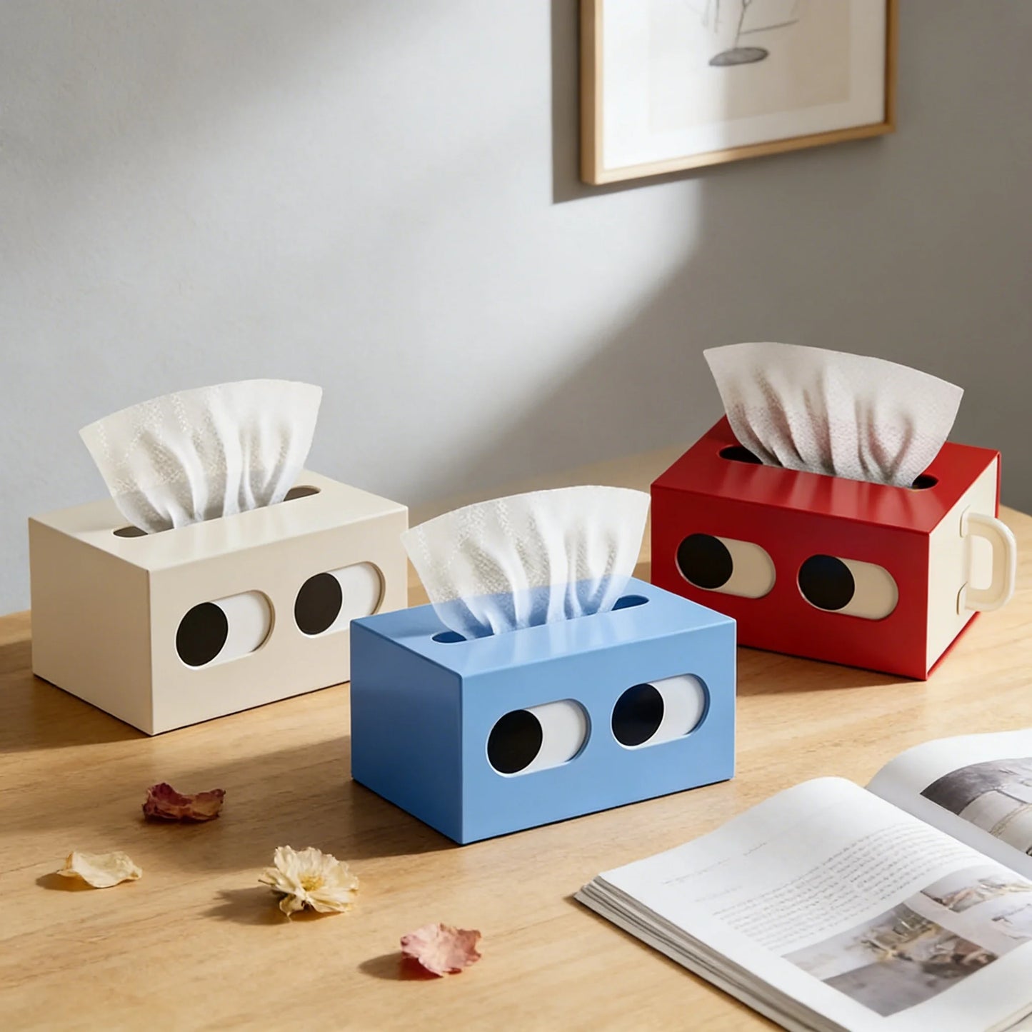 Modern Rectangle Tissue Box Cover | Decorative Holder for Home