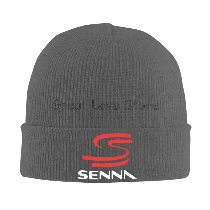 Ayrton Senna Print Beanie | Unisex Warm Winter Skull Cap