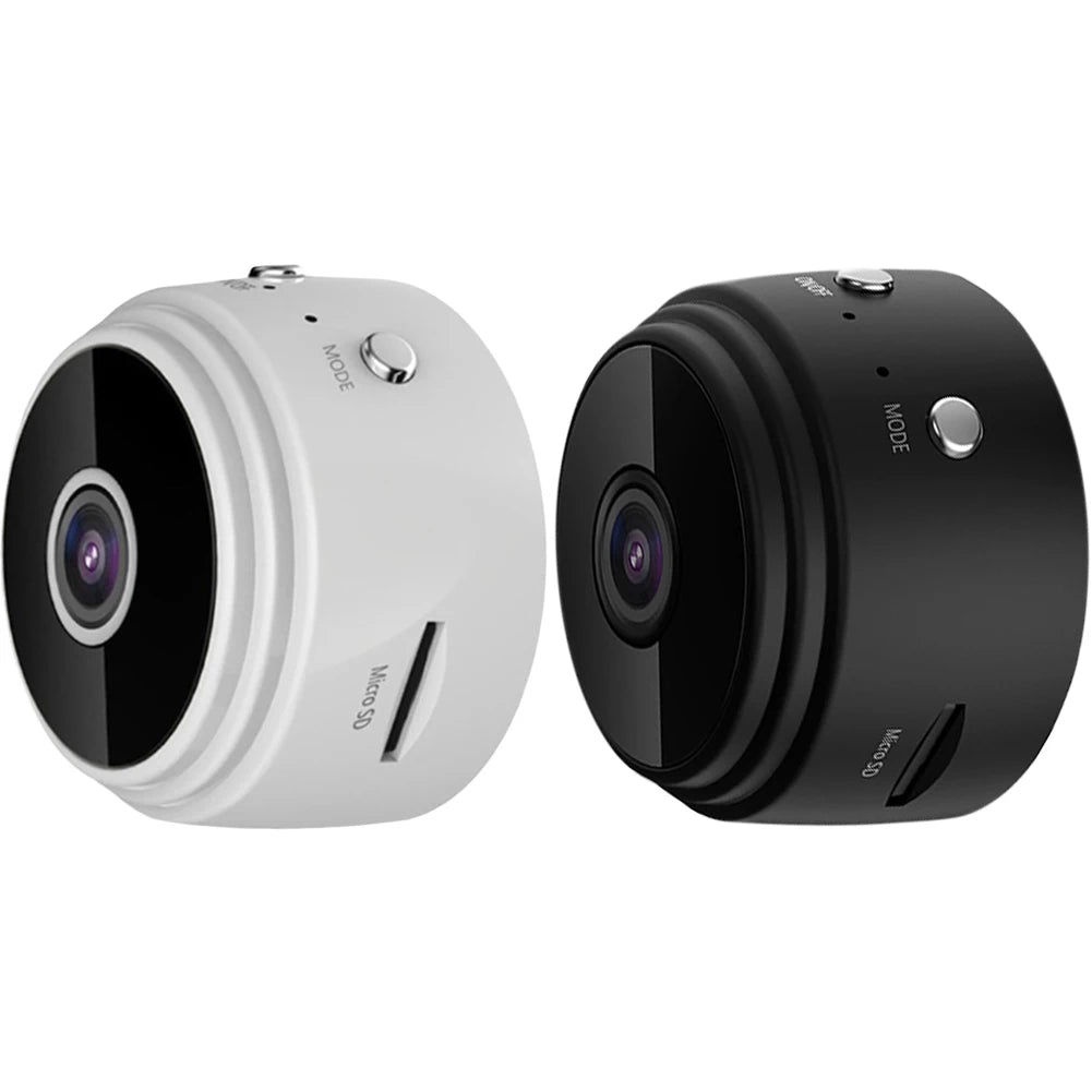 Wireless Camera HD 1080p Home Camcorder Night Vision USB Rechargeable Remote Viewing Strong Magnetic for Indoor Car Infants Pets Peaceful Pleasures Health and Wellness