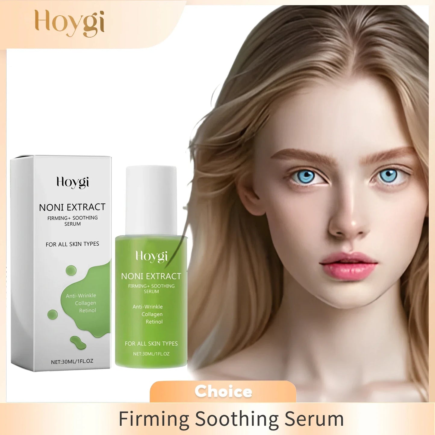 Hoygi Retinol & Noni Fruit Face Serum – Brightening 30ml