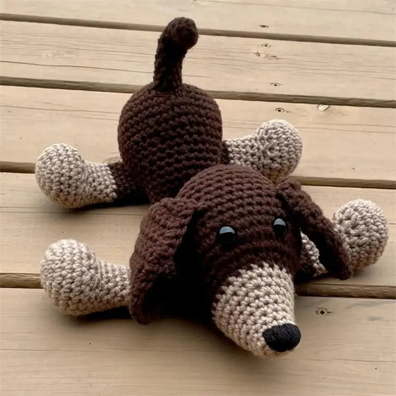 Cute Animal Crochet Door Stopper | Handmade Decorative Wedge Decorative Door Stopper Peaceful Pleasures Health and Wellness