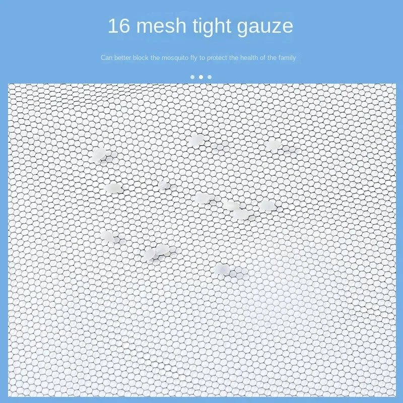 DIY Mosquito Net Self-adhesive Indoor Anti-insect Fly Screen Curtains Window Net Protections Mesh Home Textile Bed Garden Peaceful Pleasures Health and Wellness