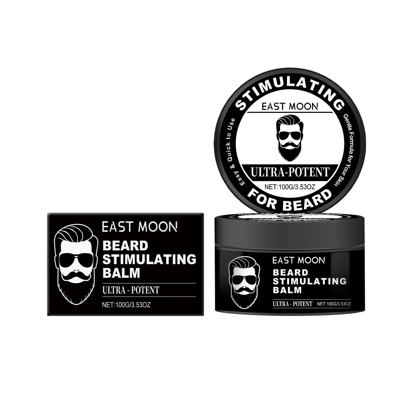 East Moon Men's Beard Balm – Deep Nourishment & Softening