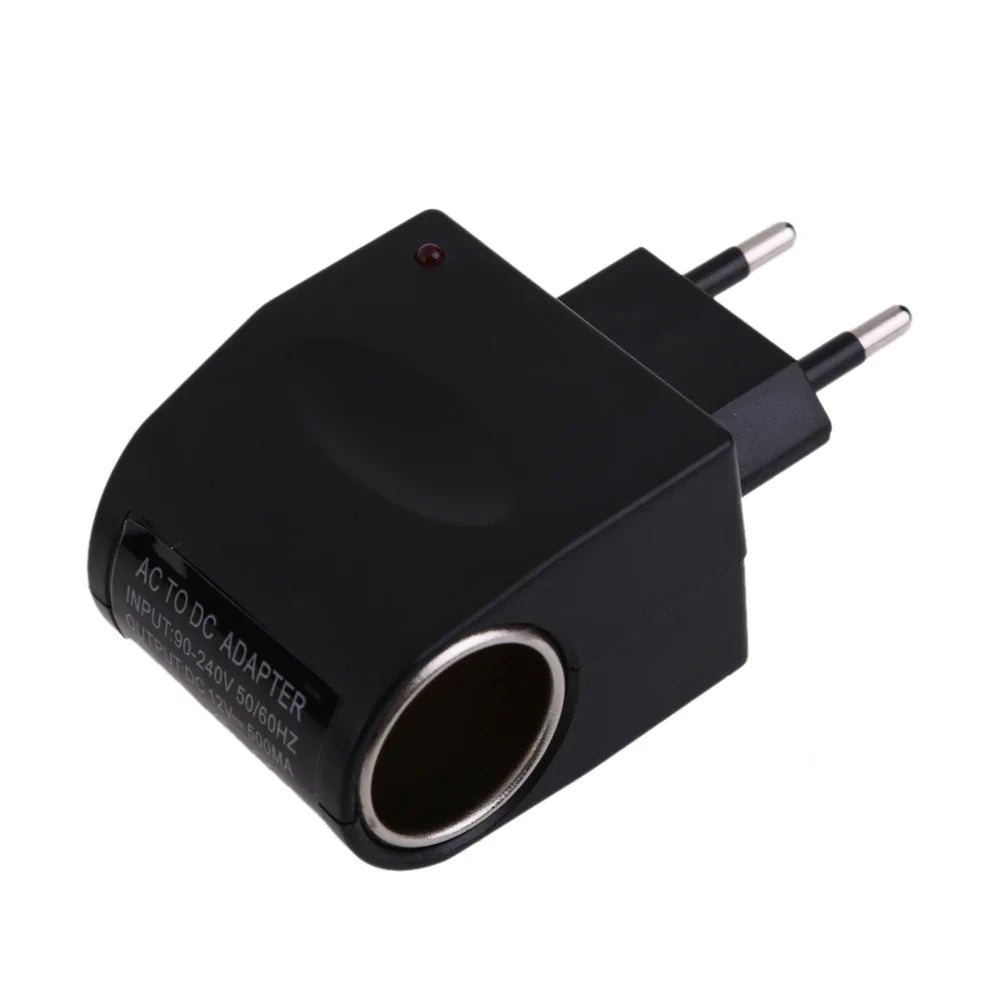 AC 110V-220V to DC 12V Car Cigarette Lighter Socket Adapter