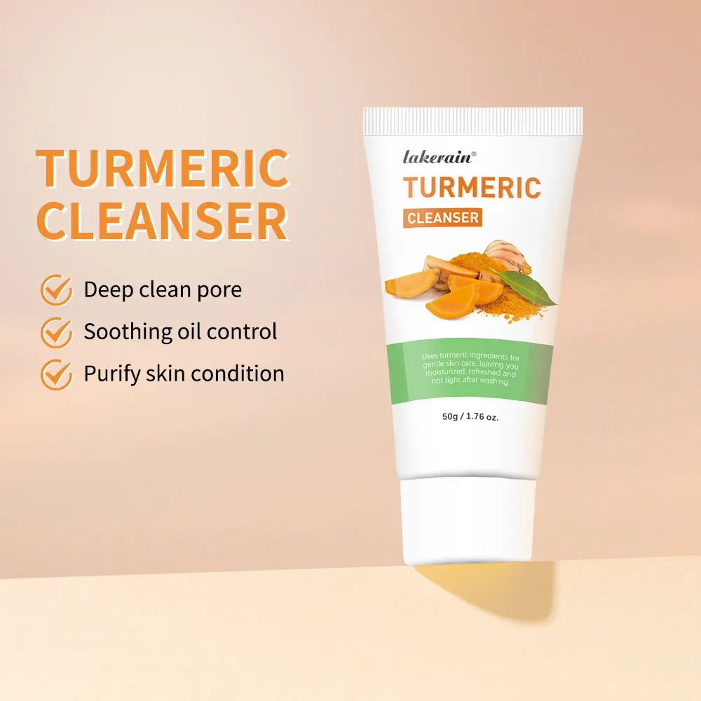 Turmeric Facial Cleanser – Oil Control, Deep Clean & Pore Refining