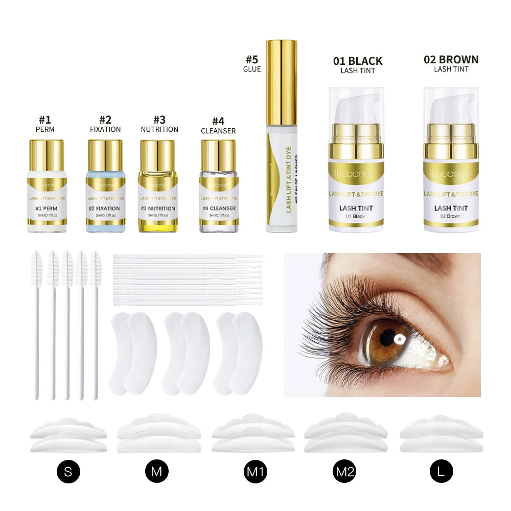 Professional Brow Lamination & Lash Lift Tint Kit | ibcccndc Lash & Brow Lift Kit Peaceful Pleasures Health and Wellness