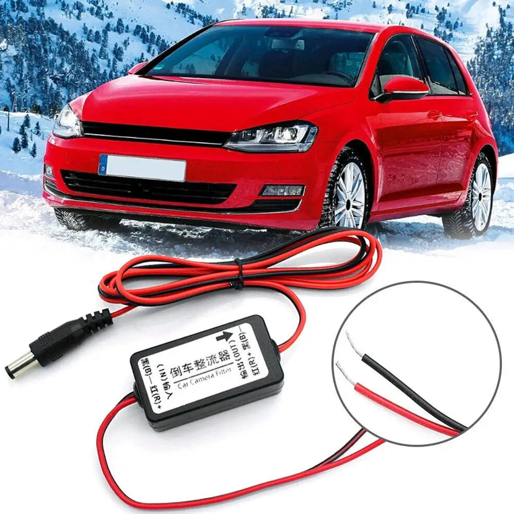 12V DC Power Relay Capacitor Filter for Rear View Camera