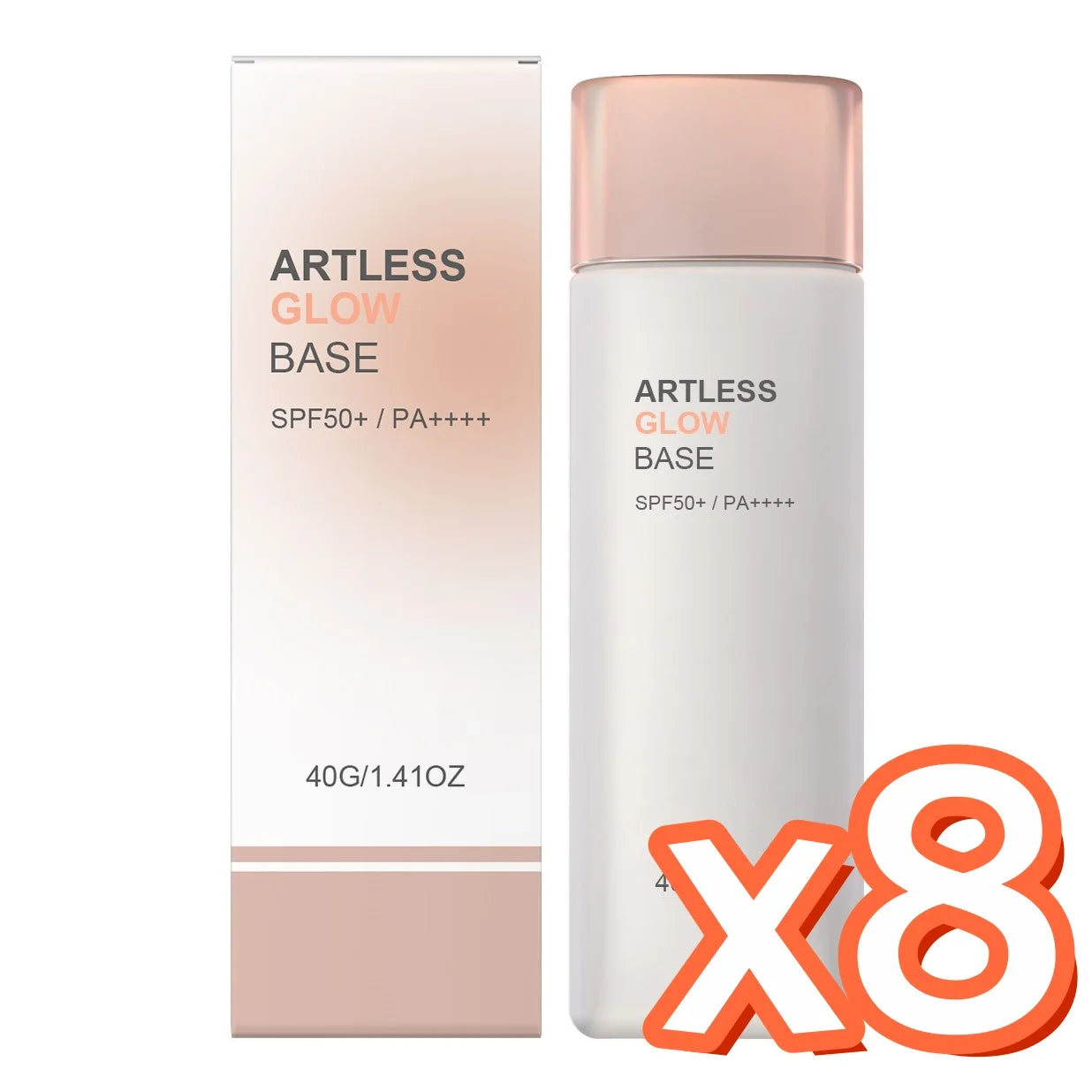 Hydrating Color-Adjusting Foundation SPF 15 Natural Coverage Invisible Face Pores Lightweight Sunscreen Primer Makeup Base Cream Peaceful Pleasures Health and Wellness 40g Boxed x8PCS