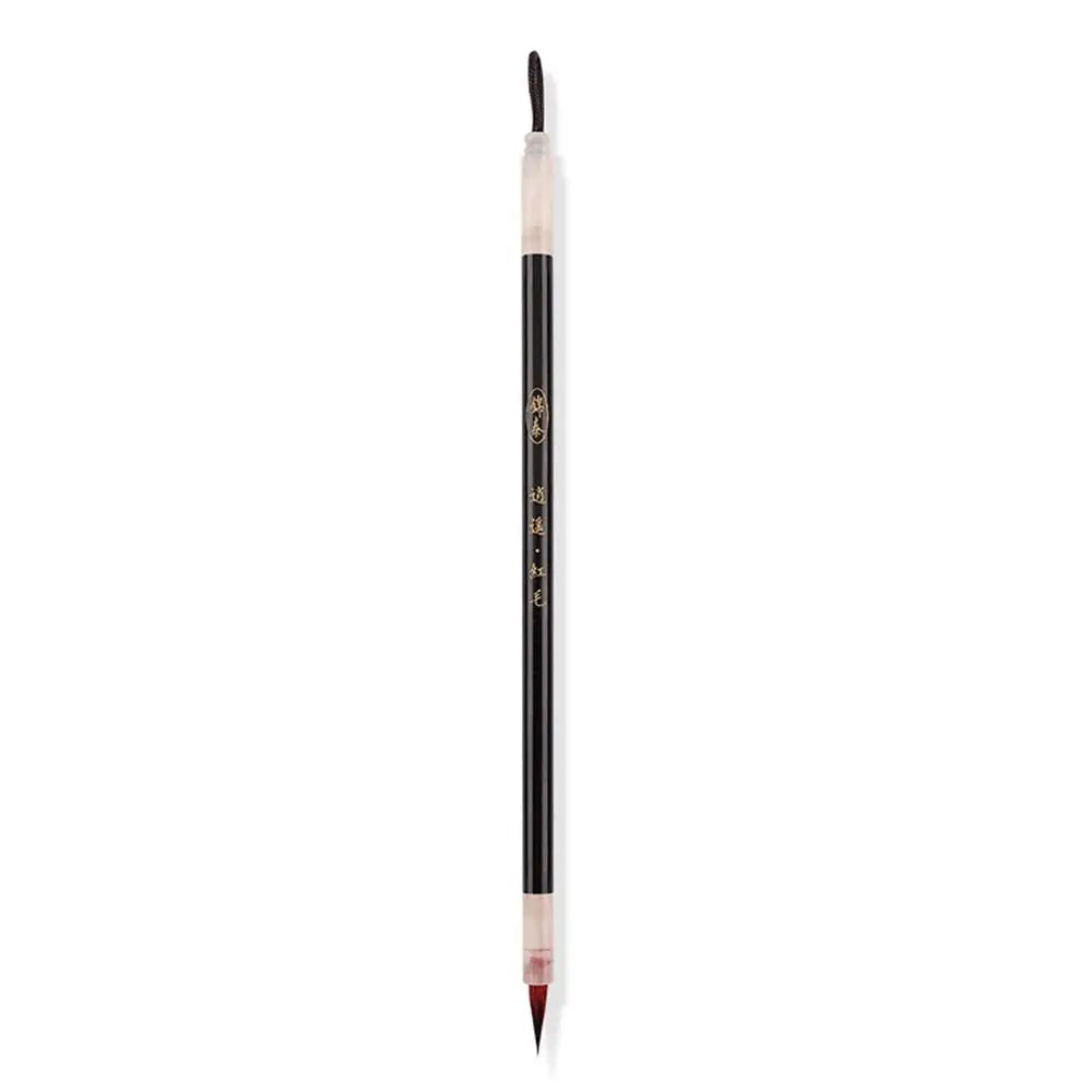 Traditional Chinese Calligraphy Brush Oil Watercolor Oil Painting Scriptures Writing Brush Wood Wolf Hair Art Paint Brush Peaceful Pleasures Health and Wellness 4