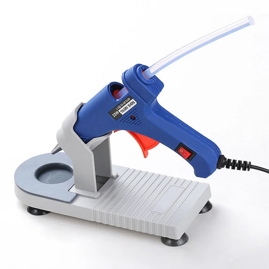 Hot Glue Gun Stand Holder with Silicone Mat Anti Tip Base for Craft DIY Industrial Glue Guns Organizer Tool Accessory Peaceful Pleasures Health and Wellness