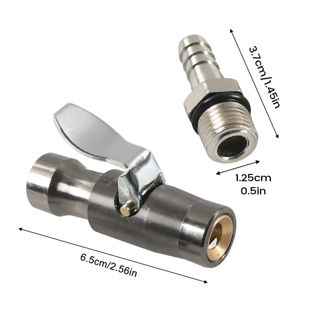 Self-Locking Tire Air Chuck | Double Teeth, No Air Leakage