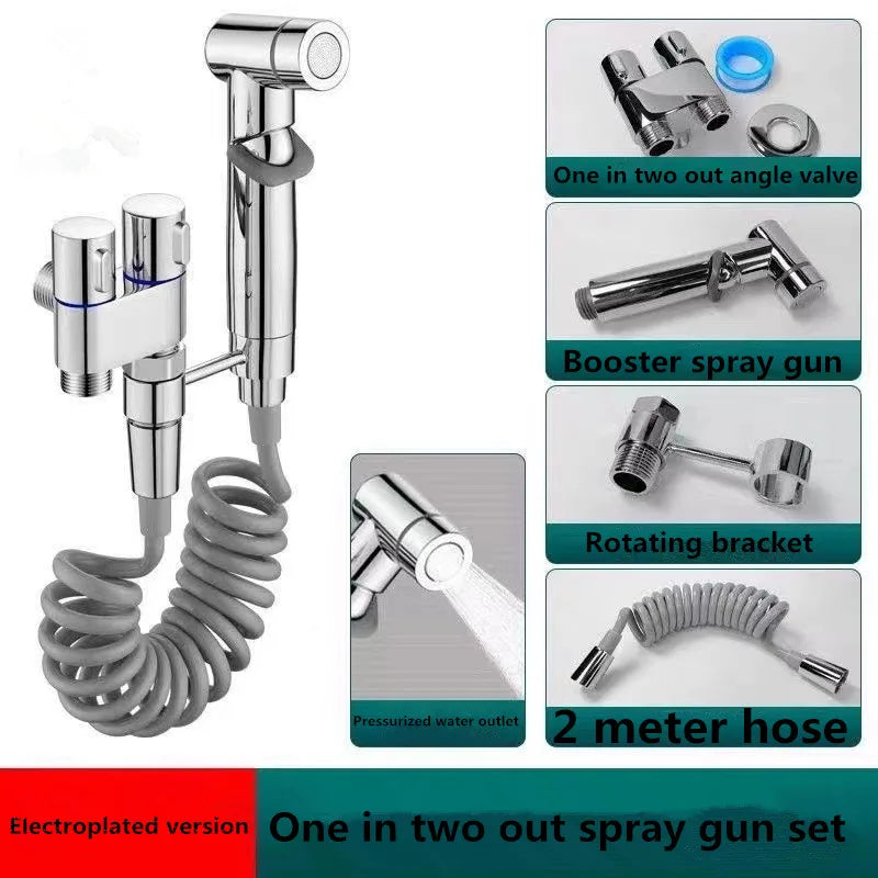 Handheld Bidet Sprayer – 304 Stainless Steel Toilet Spray Gun